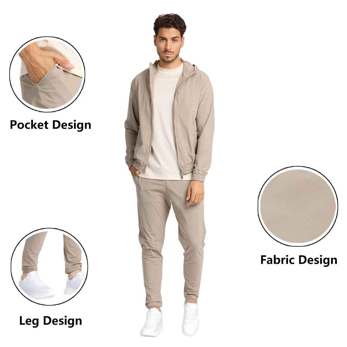 Classic Track Suit with Hoodie