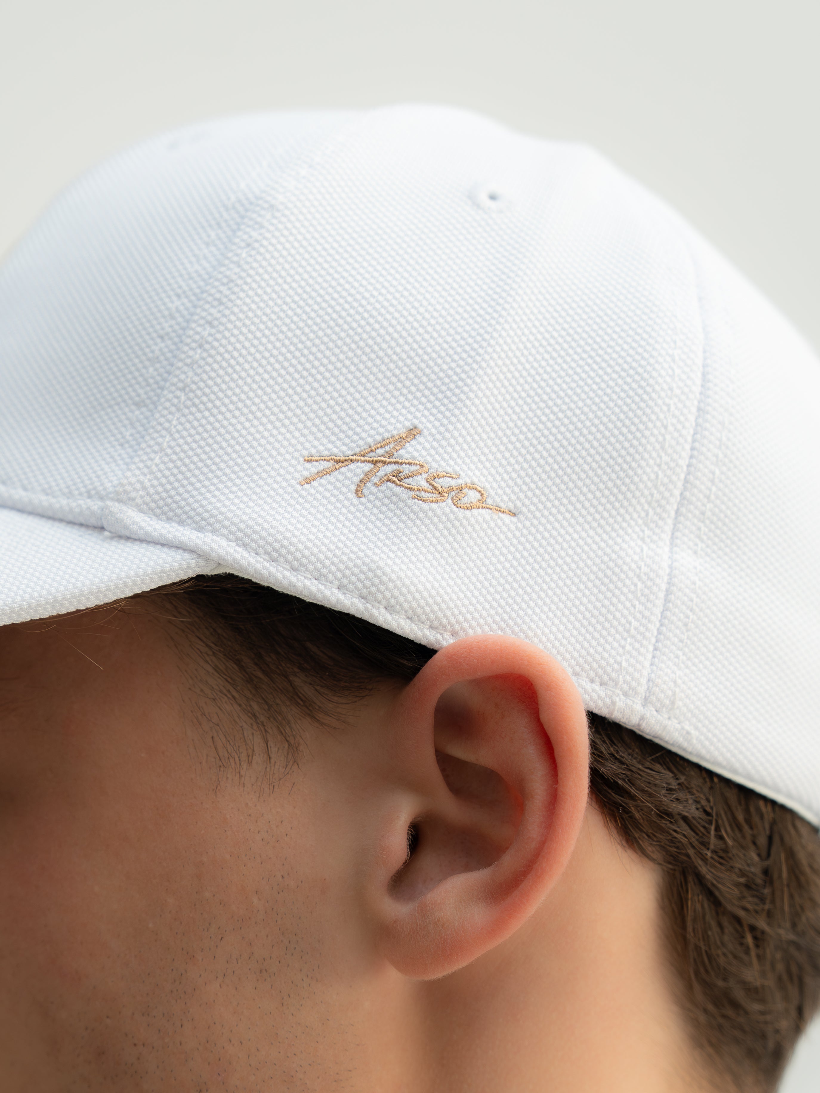 ARSO MONOGRAM CAP / WHITE