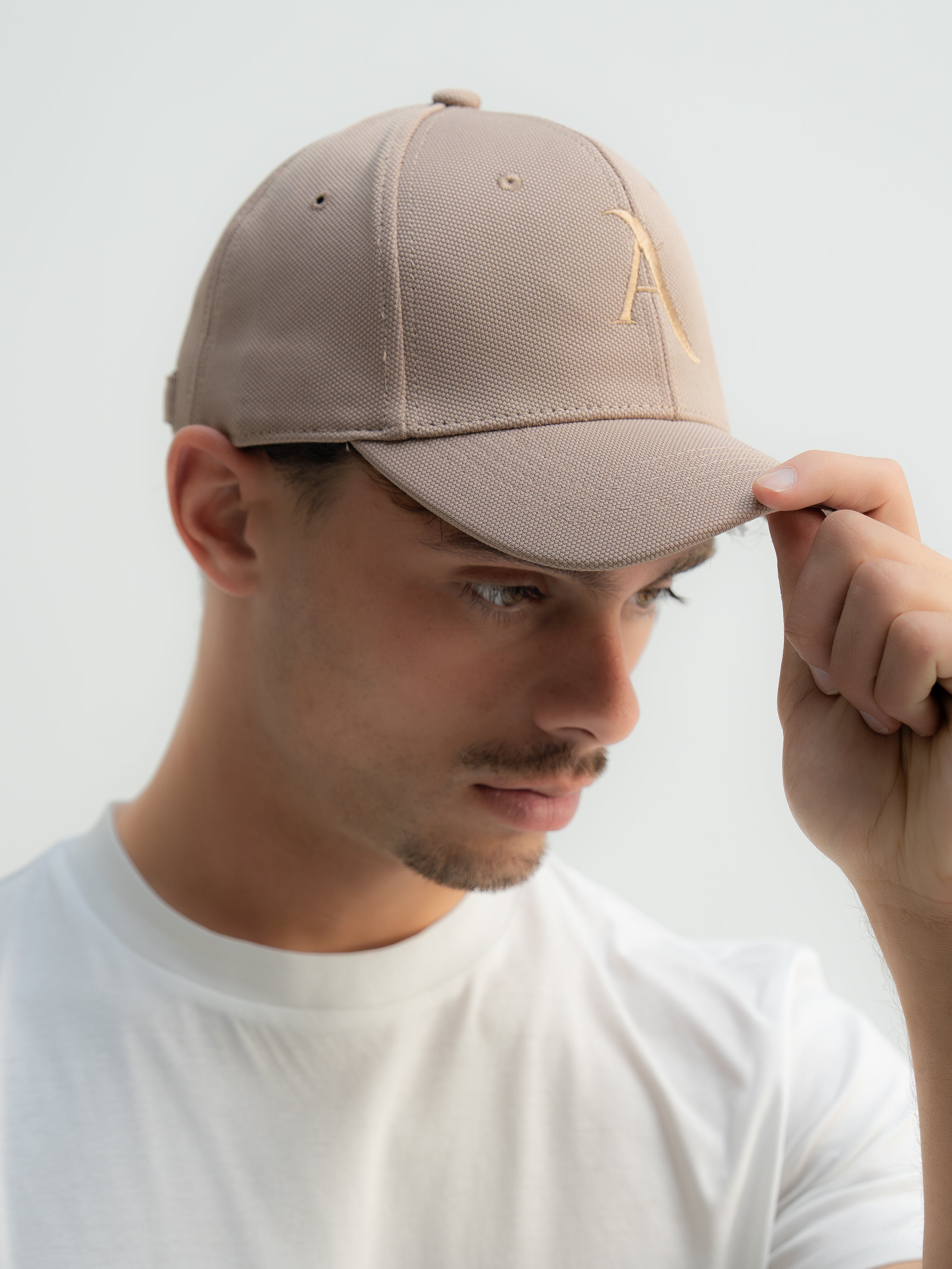 ARSO MONOGRAM CAP / MOCHA
