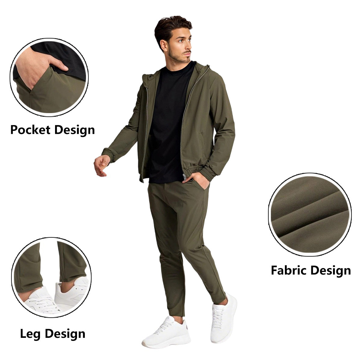 Classic Track Suit with Hoodie