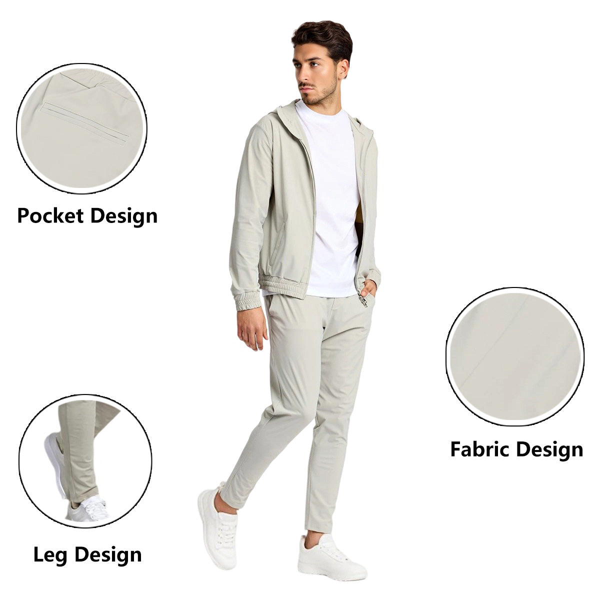 Classic Track Suit with Hoodie