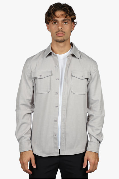 SIGNATURE OVERSHIRT - GREY