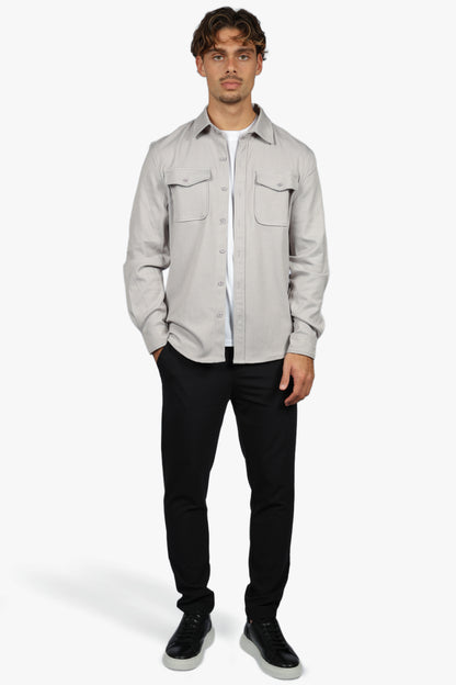 SIGNATURE OVERSHIRT - GREY