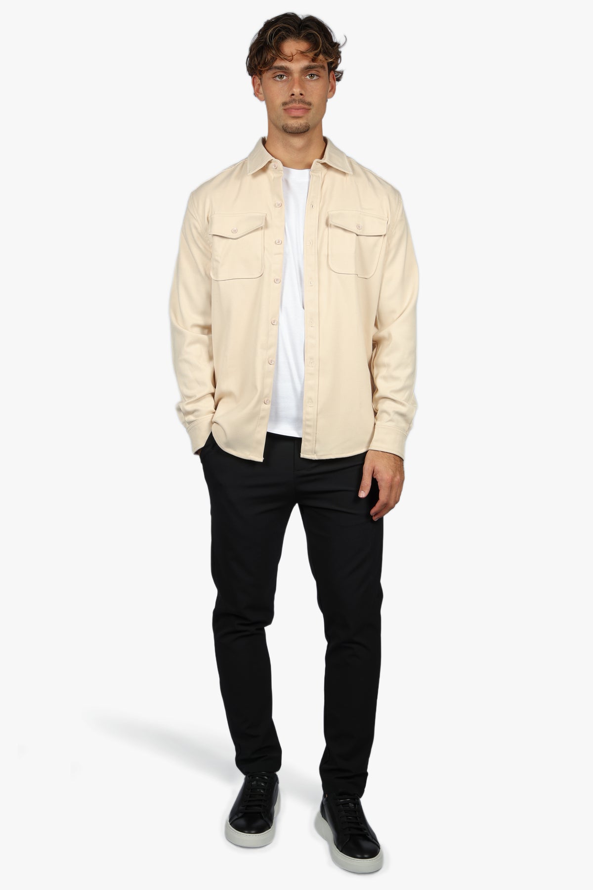 SIGNATURE OVERSHIRT - BEIGE