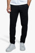 TAILORED STRETCH TROUSERS - BLACK