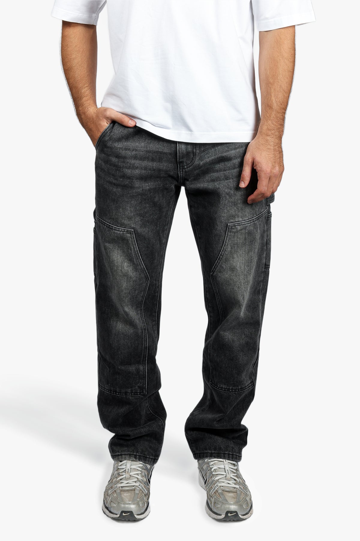 LOOSE FIT DENIM - GREY