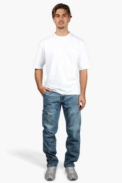 LOOSE FIT DENIM - MEDIUM BLUE