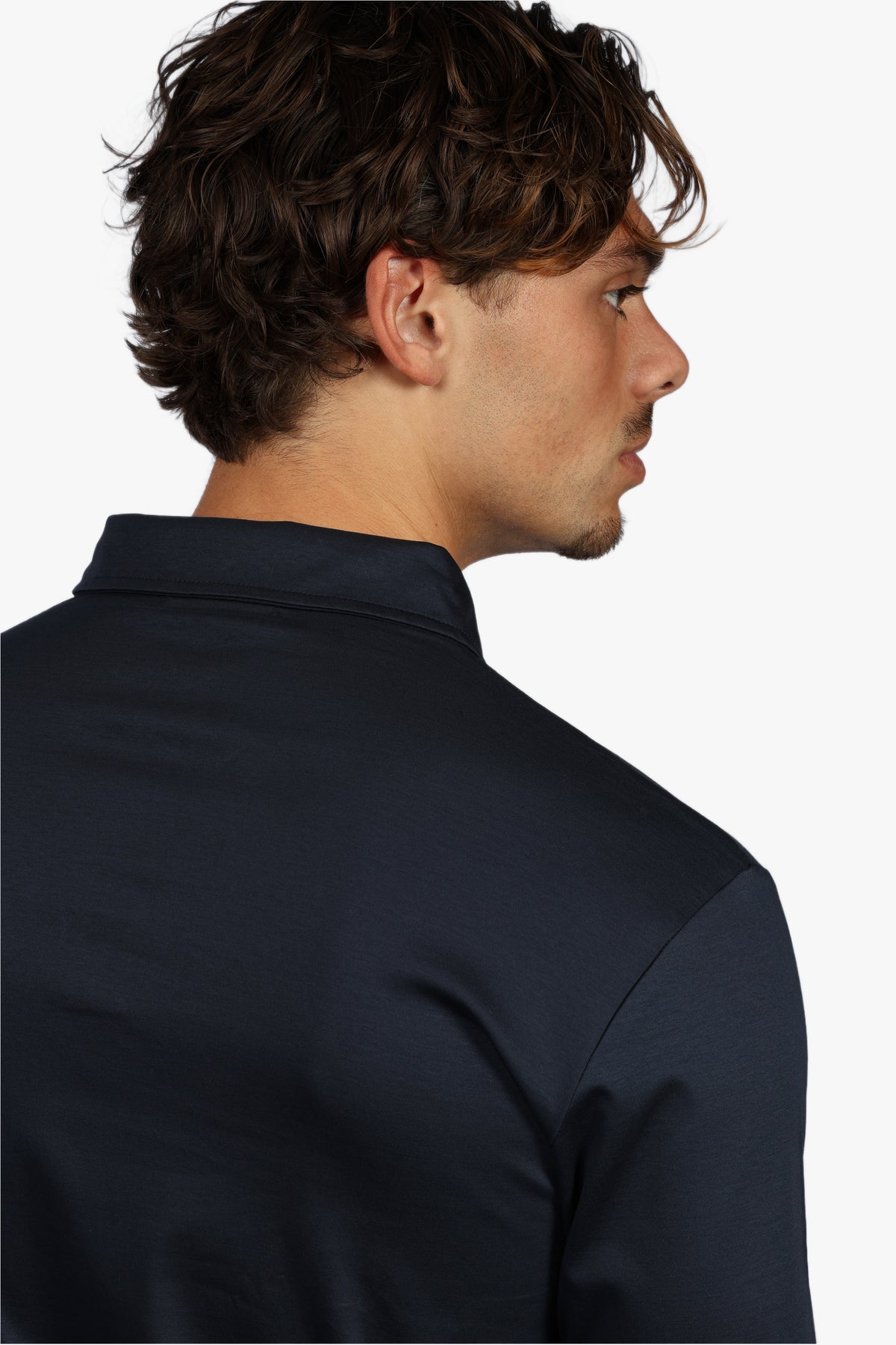 LONG SLEEVE POLO - NAVY