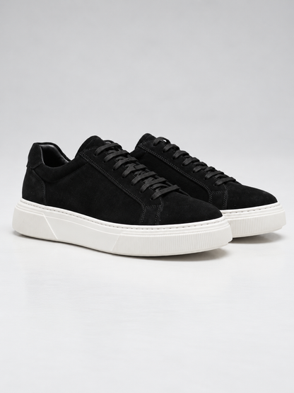 CLASSIC SUEDE SNEAKERS - BLACK