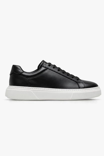 CLASSIC LEATHER SNEAKERS - BLACK
