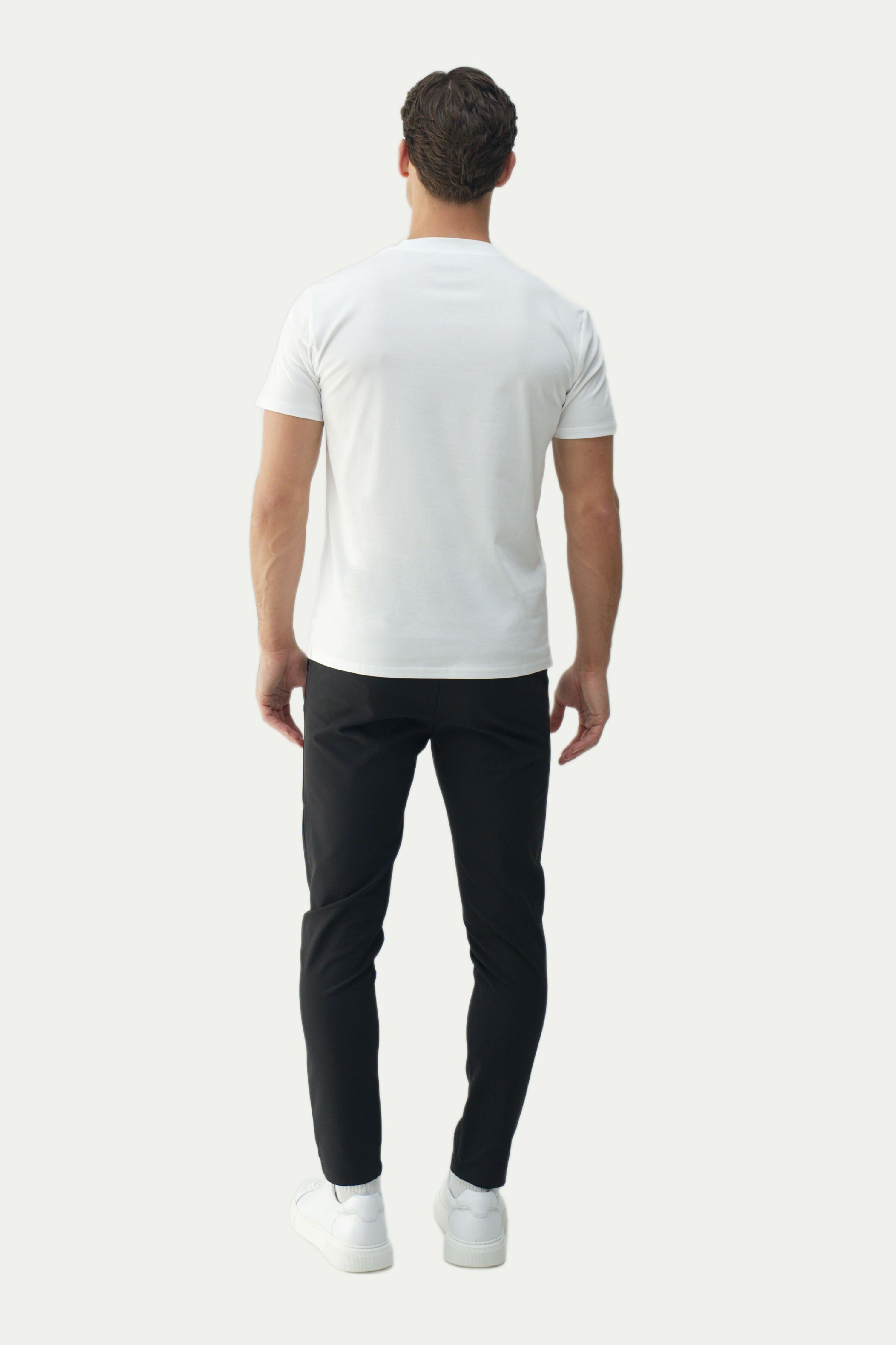 SLIM PREMIUM COTTON TEE - WHITE