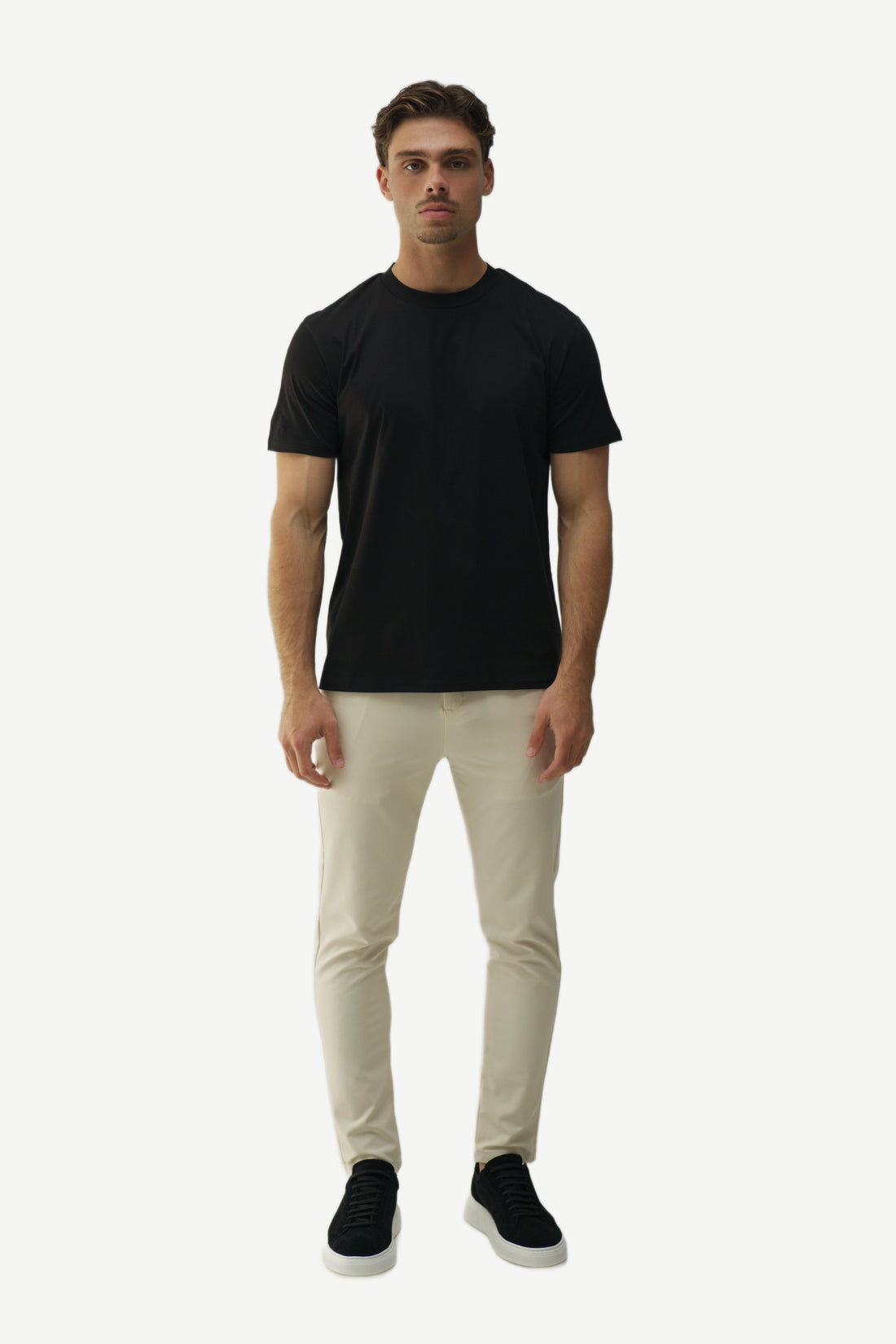 SLIM PREMIUM COTTON TEE - BLACK