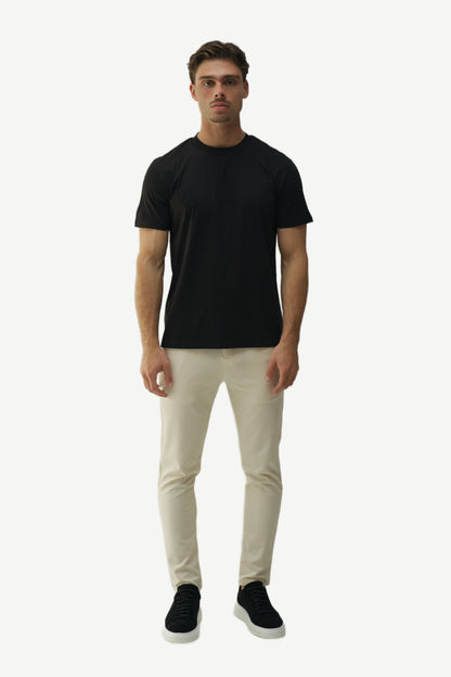 SLIM PREMIUM COTTON TEE - BLACK
