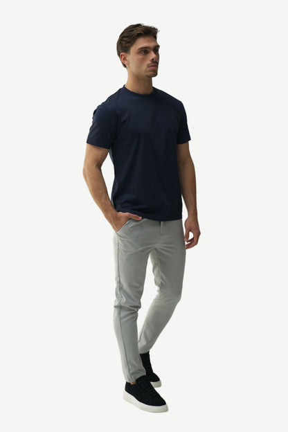 SLIM PREMIUM COTTON TEE - NAVY