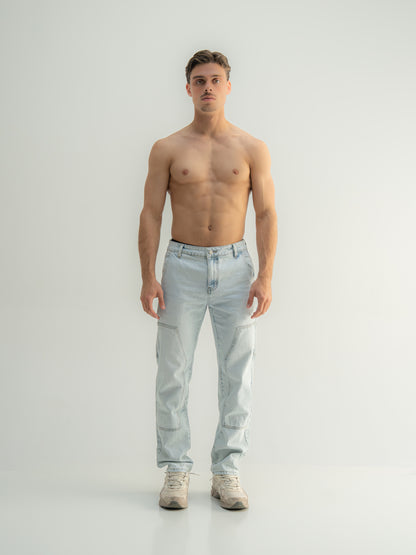 LOOSE FIT DENIM - LIGHT BLUE