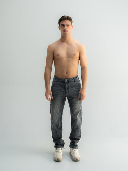 LOOSE FIT DENIM - GREY