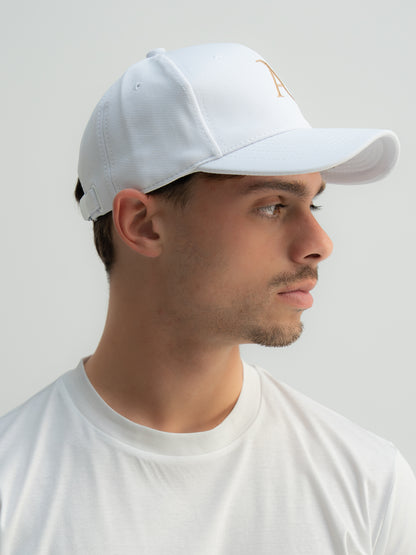ARSO MONOGRAM CAP / WHITE