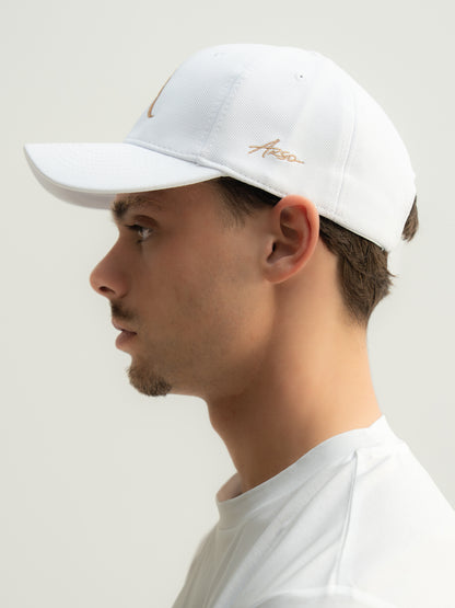 ARSO MONOGRAM CAP / WHITE