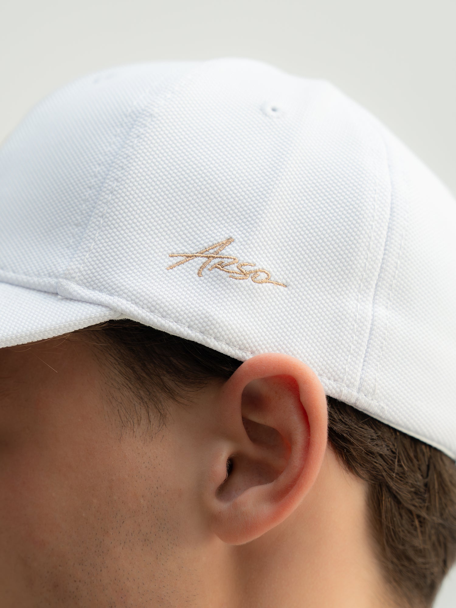 ARSO MONOGRAM CAP / WHITE