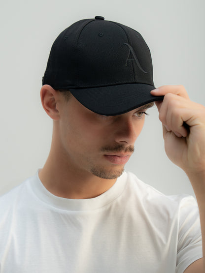 ARSO MONOGRAM CAP / BLACK